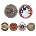 Custom Pewter Finish Coin (Up to 2")